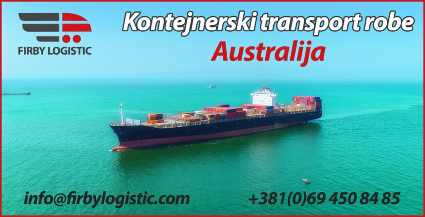 kontejnerski transport robe Australija Firby Logistic 1