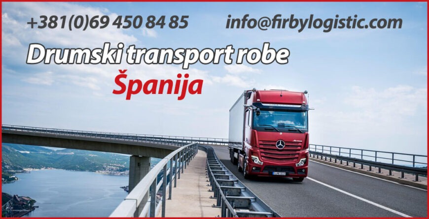 drumski transport robe Španija Firby Logistic 1