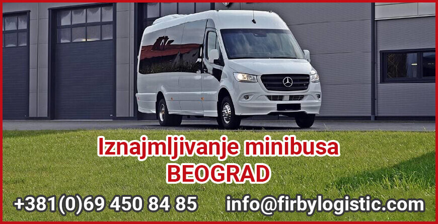 iznajmljivanje minibusa Beograd Firby Logistic 1