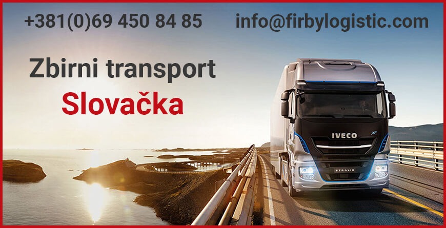 zbirni transport robe Slovačka Firby Logistic 1