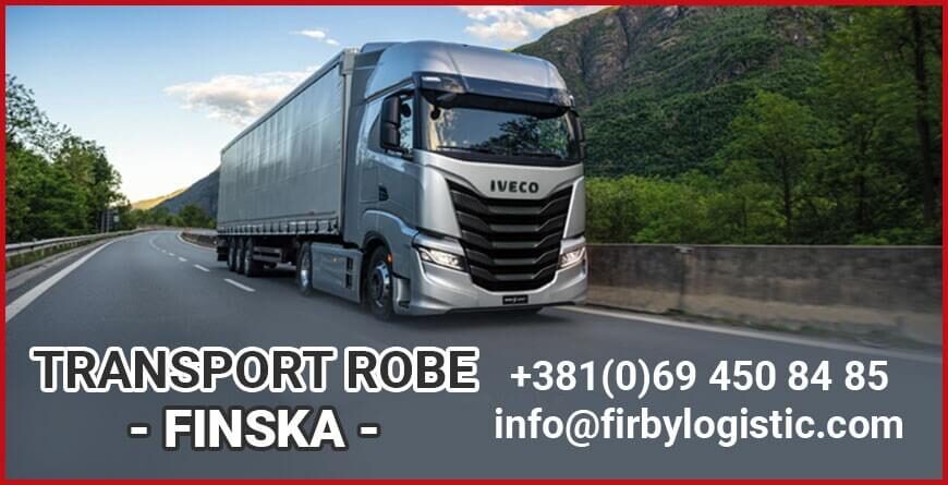 transport robe Finska Firby Logistic 1