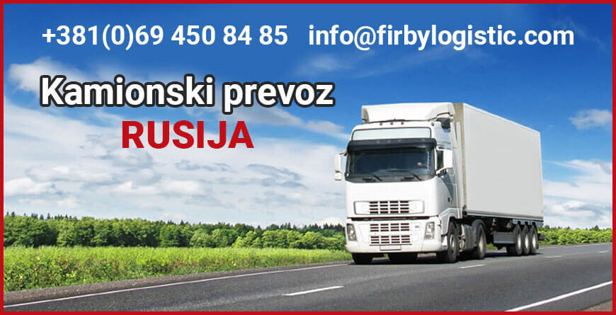 kamionski transport robe Rusija Firby Logistic 1