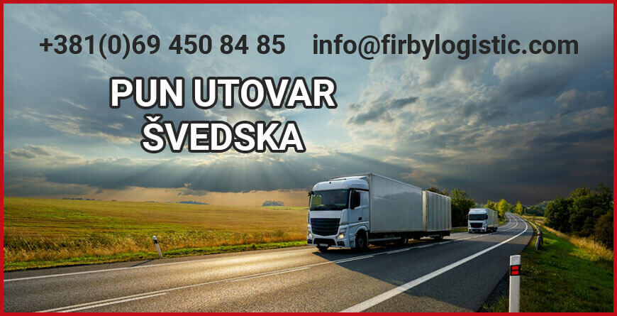 transport robe Švedska Firby Logistic 1
