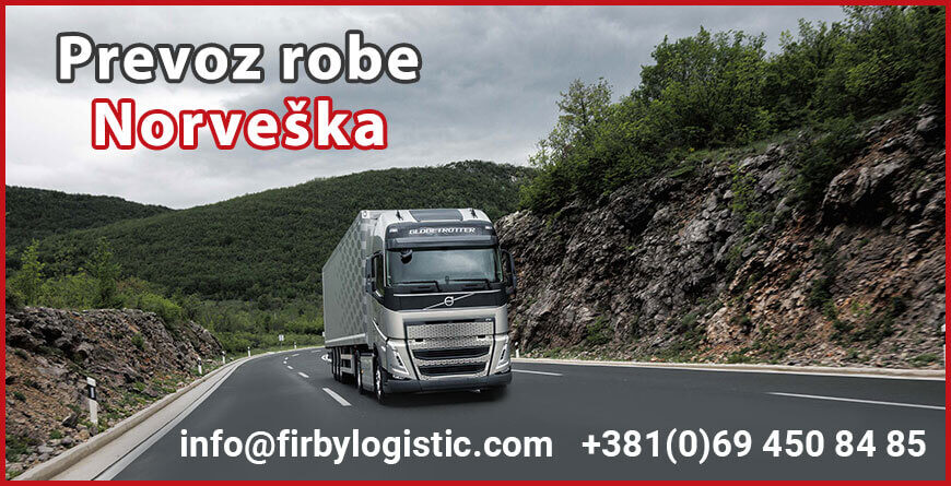 prevoz robe Norveška Srbija Firby Logistic 1