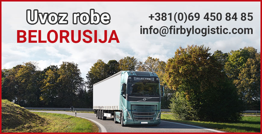 Uvoz robe Belorusija